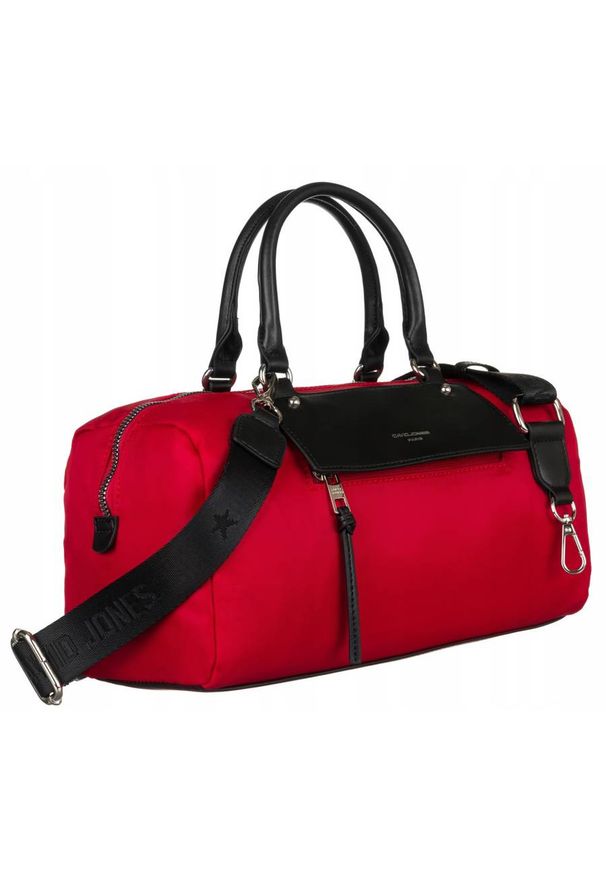 DAVID JONES - Bagietka czerwona David Jones [DH] 6702-6. Kolor: czerwony. Wzór: aplikacja, gładki