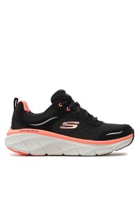 skechers - Skechers Sneakersy D'Lux Walker 2.0-Daisy Doll 150093/BKCL Czarny. Kolor: czarny. Materiał: materiał #1