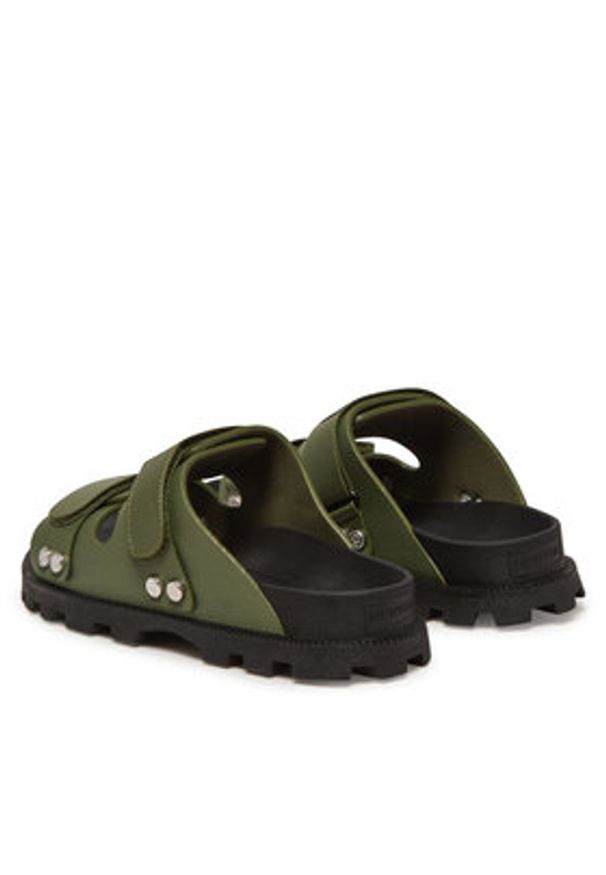 Hunter Klapki HFRU0004251 Zielony. Kolor: zielony. Materiał: syntetyk