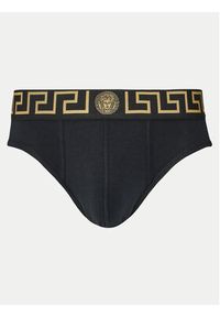 VERSACE - Versace Komplet 2 par slipów AU10180 1A10011 Czarny. Kolor: czarny. Materiał: bawełna #5