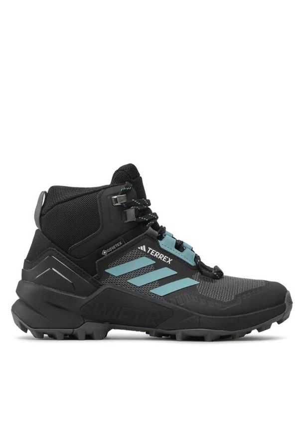 Adidas - adidas Trekkingi Terrex Swift R3 Mid Gtx W GORE-TEX HP8712 Czarny. Kolor: czarny. Materiał: materiał