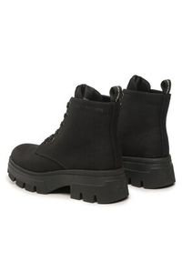 Calvin Klein Jeans Botki Chunky Combat Laceup Boot Co YW0YW01239 Czarny. Kolor: czarny. Materiał: materiał