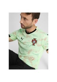 Puma - Męska wyjazdowa koszulka drużyny kobiet Portugalia 2025 PUMA. Kolor: wielokolorowy, czarny, zielony
