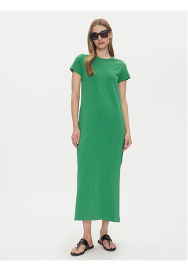 JDY Sukienka codzienna Ava 15321069 Zielony Regular Fit. Okazja: na co dzień. Kolor: zielony. Materiał: bawełna. Typ sukienki: proste. Styl: casual