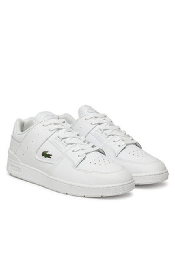 Lacoste Sneakersy 7-48SMA0016 Biały. Kolor: biały. Materiał: skóra