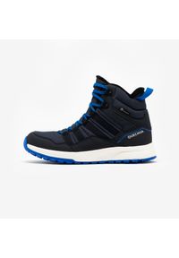 quechua - Buty turystyczne męskie Quechua NH500 Mid wodoodporne. Okazja: na co dzień, na spacer. Kolor: niebieski. Materiał: futro, materiał. Szerokość cholewki: normalna. Sezon: zima. Sport: turystyka piesza, wspinaczka