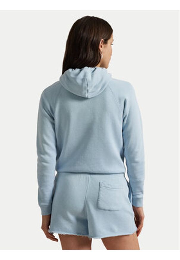 Polo Ralph Lauren Bluza 211935583013 Błękitny Regular Fit. Typ kołnierza: polo. Kolor: niebieski. Materiał: bawełna