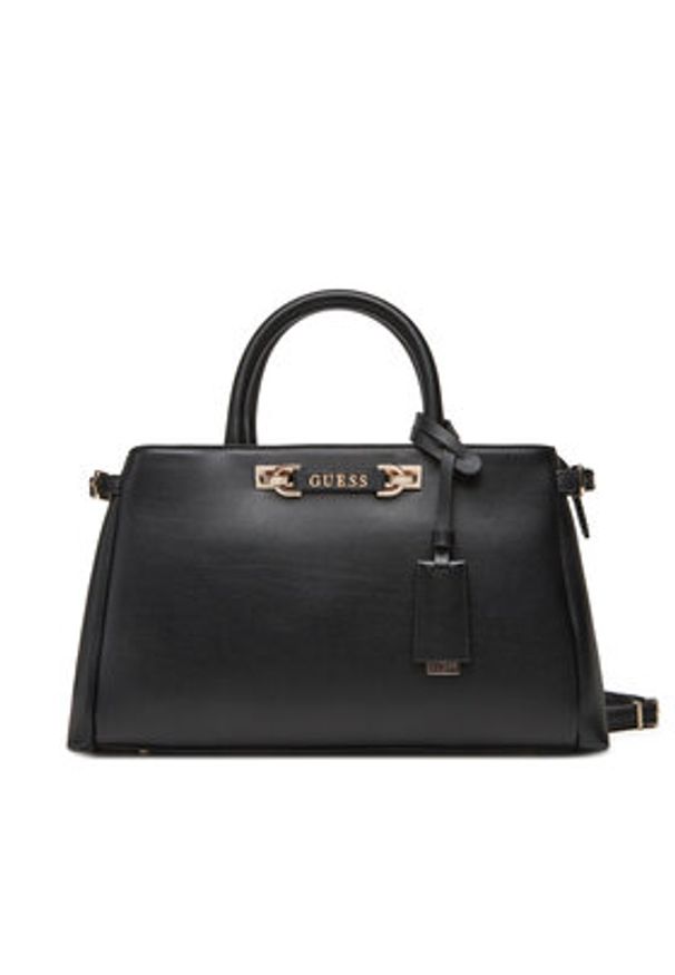 Guess Torebka Lefia HWBG96 44060 Czarny. Kolor: czarny. Materiał: skórzane