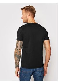 TOMMY HILFIGER - Tommy Hilfiger T-Shirt Core Logo Tee MW0MW11465 Czarny Slim Fit. Kolor: czarny. Materiał: bawełna #3