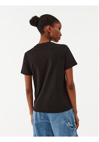 Versace Jeans Couture T-Shirt 75HAHF01 Czarny Regular Fit. Kolor: czarny. Materiał: bawełna #3