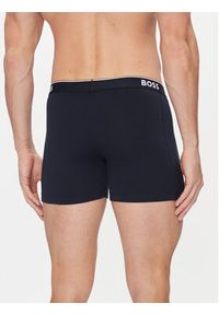 BOSS - Boss Komplet 3 par bokserek 50475282 Niebieski. Kolor: niebieski. Materiał: bawełna #5