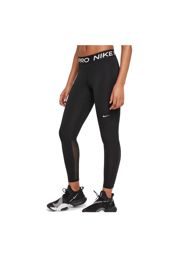 Spodnie treningowe damskie Nike Pro 365 CZ9779. Materiał: materiał, włókno, poliester. Technologia: Dri-Fit (Nike). Wzór: gładki. Sport: bieganie, fitness