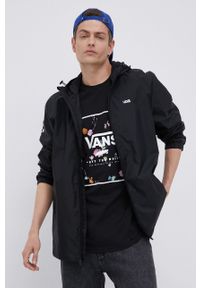 Vans Kurtka męska kolor czarny przejściowa. Okazja: na co dzień. Kolor: czarny. Materiał: tkanina. Wzór: gładki. Styl: casual #6