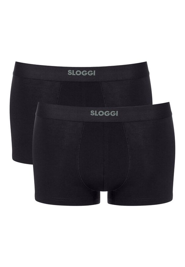 Sloggi Komplet bokserek 10222379 Czarny. Kolor: czarny. Materiał: bawełna