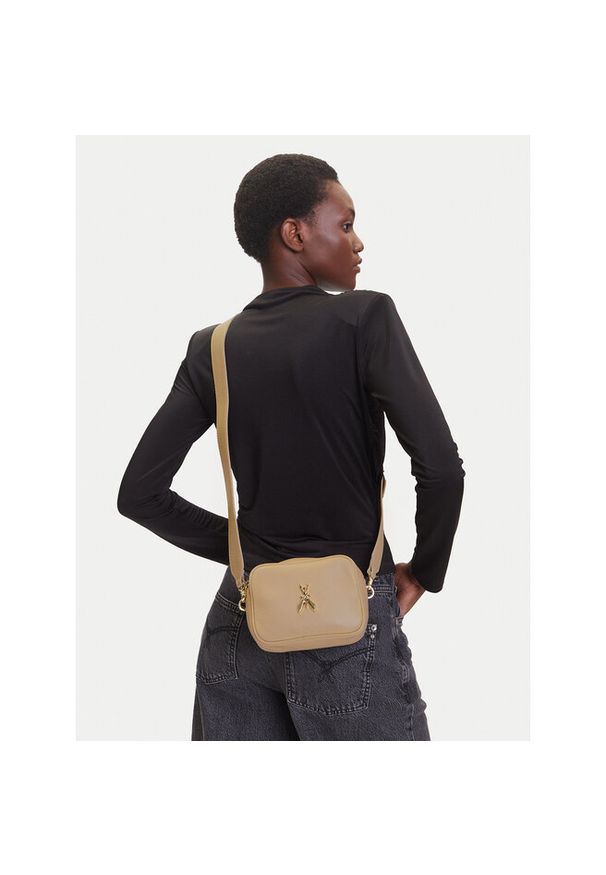 Torebka Patrizia Pepe. Kolor: beżowy