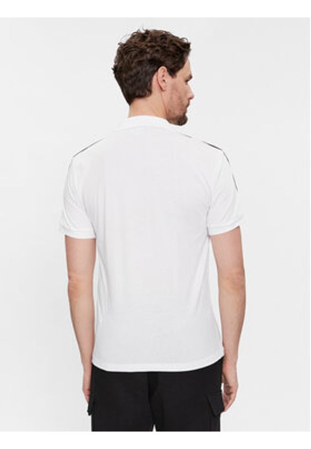 EA7 Emporio Armani Polo 3DPF23 PJ02Z 1100 Biały Regular Fit. Typ kołnierza: polo. Kolor: biały. Materiał: bawełna