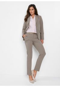 bonprix - Komplet garniturowy (2 cz.). Kolor: brązowy. Materiał: wiskoza. Styl: elegancki, klasyczny #1