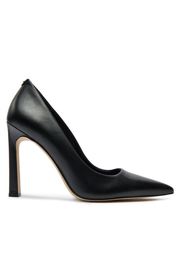 MICHAEL Michael Kors Szpilki Amara leather Pump 40S4AMHP1L Czarny. Kolor: czarny. Materiał: skóra. Obcas: na szpilce