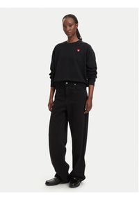 Hugo - HUGO Bluza Deroxina 7 50555808 Czarny Relaxed Fit. Kolor: czarny. Materiał: bawełna #5