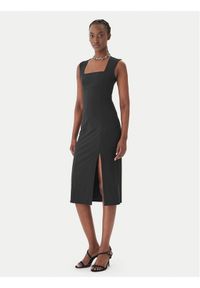 Patrizia Pepe Sukienka koktajlowa 2A3010/JZ26-K103 Czarny Regular Fit. Kolor: czarny. Materiał: syntetyk. Styl: wizytowy #1