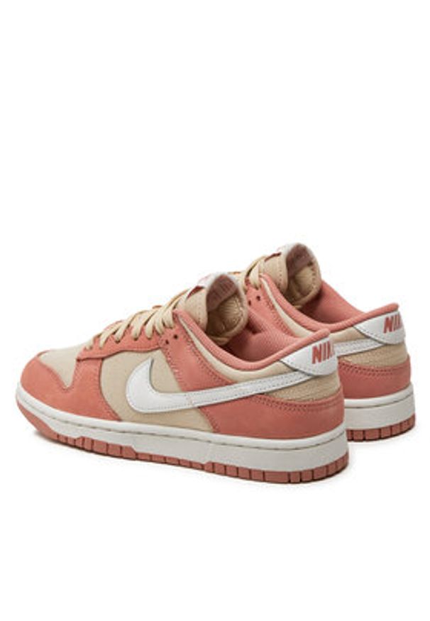 Nike Sneakersy Dunk Low Retro FB8895 601 Beżowy. Kolor: beżowy. Materiał: skóra, zamsz