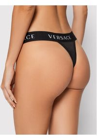 VERSACE - Versace Stringi Donna AUD04070 Czarny. Kolor: czarny. Materiał: bawełna #3