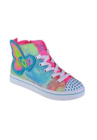 skechers - Buty sportowe do chodzenia dziewczęce, Skechers Twi-Lites 2.0-Butterfly Love. Kolor: różowy, wielokolorowy. Sport: turystyka piesza