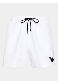Emporio Armani Underwear Szorty kąpielowe 211740 3R427 00010 Biały Regular Fit. Kolor: biały. Materiał: syntetyk #3