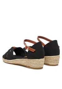 TOMMY HILFIGER - Tommy Hilfiger Espadryle T3A7-33801-0048 S Czarny. Kolor: czarny. Materiał: materiał