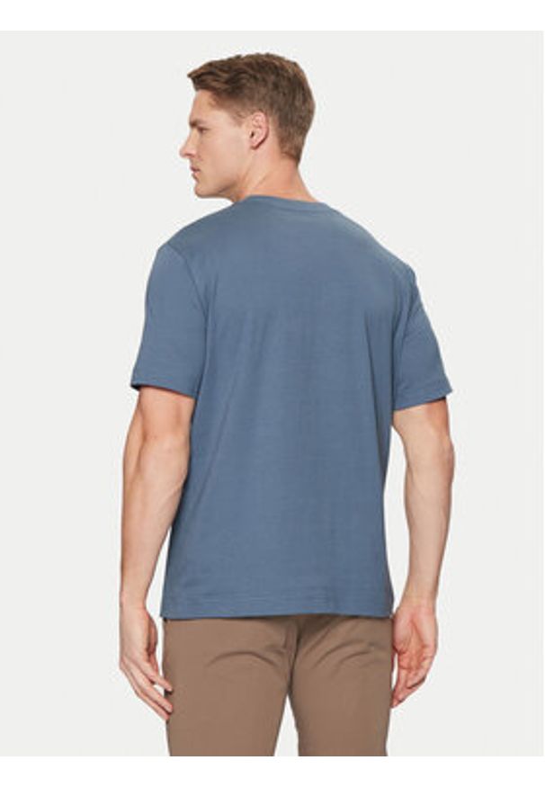 Marc O'Polo T-Shirt 520 2012 51052 Niebieski Regular Fit. Typ kołnierza: polo. Kolor: niebieski. Materiał: bawełna