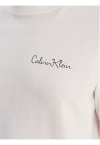 Calvin Klein T-Shirt Calvin Klein-Lv047E809G Yaa LV047E809G Biały Classic Fit. Kolor: biały. Materiał: bawełna #2