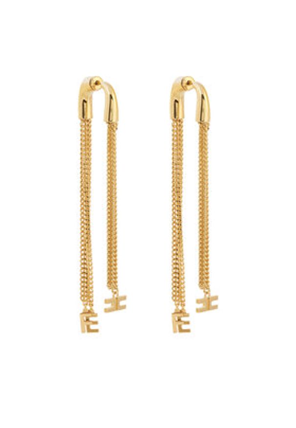 Elisabetta Franchi Kolczyki OR-01A-46E2-V320 Złoty. Materiał: metalowe. Kolor: złoty