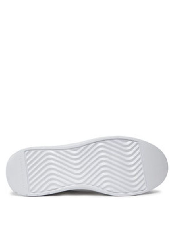TOMMY HILFIGER - Tommy Hilfiger Sneakersy Light Cupsole Lth Mix Stripes FM0FM04889 Biały. Kolor: biały. Materiał: materiał