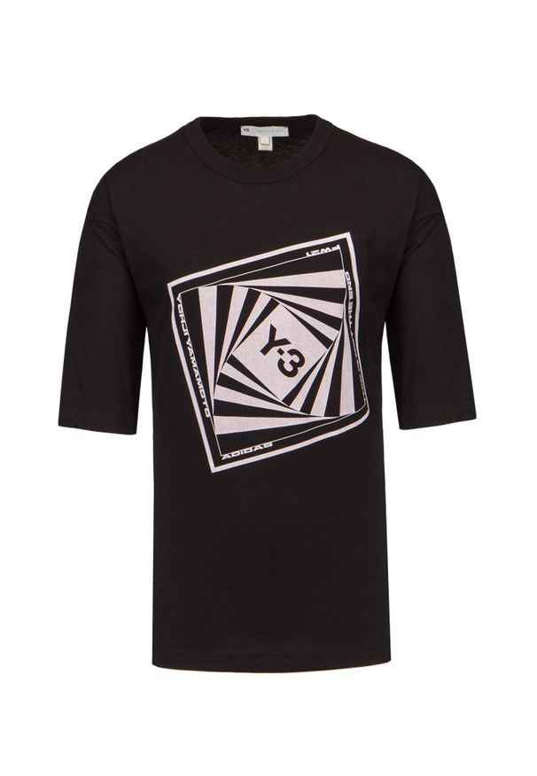T-shirt Y-3 M CH1 GFX SSTEE. Materiał: bawełna, prążkowany. Długość rękawa: krótki rękaw. Długość: krótkie. Wzór: nadruk. Styl: klasyczny