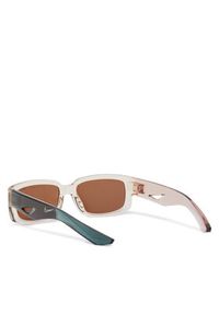 Nike Okulary przeciwsłoneczne Variant I EV24013 113 Beżowy. Kolor: beżowy