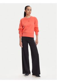 Adidas - adidas Bluza ALL SZN French Terry KD9775 Koralowy Regular Fit. Kolor: pomarańczowy. Materiał: bawełna #3