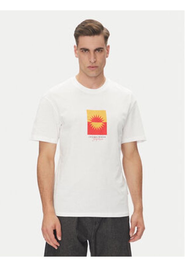 Jack & Jones Komplet 3 t-shirtów Marbella 12263098 Kolorowy Relaxed Fit. Materiał: bawełna. Wzór: kolorowy