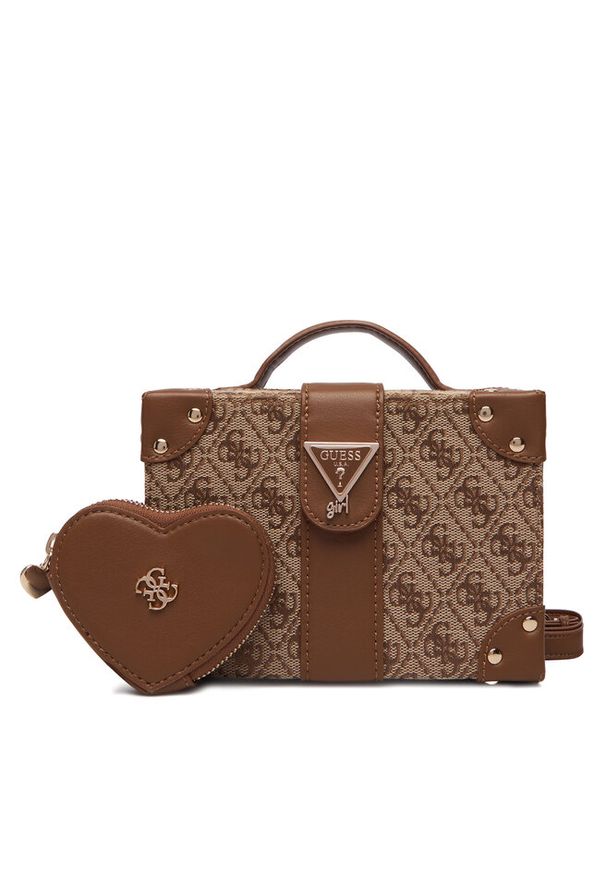 Torebka Guess. Kolor: brązowy
