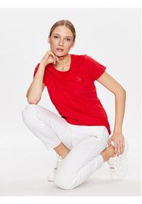 Diadora T-Shirt Core 102.179375 Czerwony Regular Fit. Kolor: czerwony. Materiał: bawełna #5