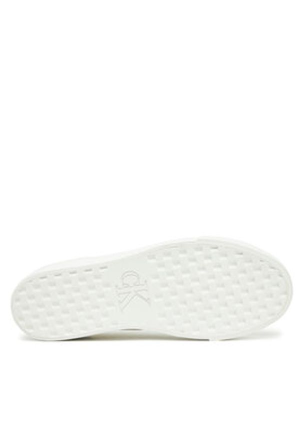 Calvin Klein Jeans Tenisówki Vulc Flatform Low Cv Mg YW0YW01763 Biały. Kolor: biały. Materiał: materiał