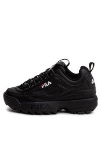 Fila Sneakersy Disruptor Low Wmn 1010302.12V Czarny. Kolor: czarny. Materiał: materiał #7