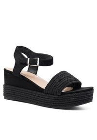Jenny Fairy Sandały WS109-06EOB Czarny. Kolor: czarny. Materiał: materiał #6