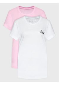 Calvin Klein Jeans Komplet 2 t-shirtów J20J219734 Kolorowy Slim Fit. Materiał: bawełna. Wzór: kolorowy #1