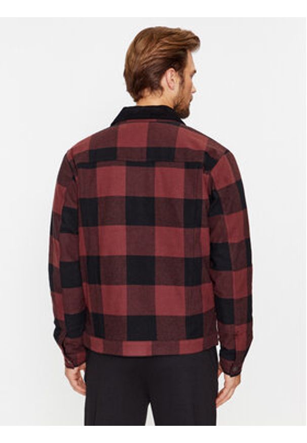 Only & Sons Kurtka przejściowa 22026261 Bordowy Regular Fit. Kolor: czerwony. Materiał: bawełna