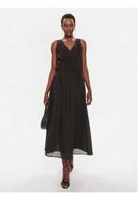 Pinko Sukienka codzienna Beginners 103740 A1XN Czarny Relaxed Fit. Okazja: na co dzień. Kolor: czarny. Materiał: bawełna. Typ sukienki: proste. Styl: casual #4