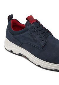 TOMMY HILFIGER - Tommy Hilfiger Sneakersy Nubuck Mix Hybrid Shoe FM0FM05092 Granatowy. Kolor: niebieski. Materiał: nubuk, skóra