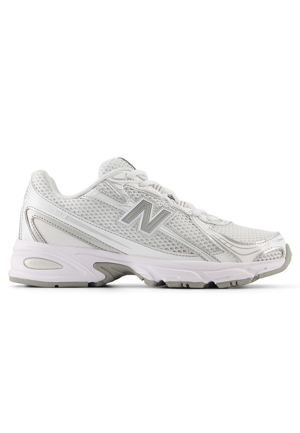 Buty unisex New Balance U740WM2 – białe. Kolor: biały. Materiał: materiał, syntetyk. Szerokość cholewki: normalna. Sezon: lato. Sport: turystyka piesza