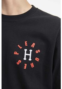 HUF longsleeve bawełniany 12 Galaxies Longsleeve kolor czarny z nadrukiem. Okazja: na co dzień. Kolor: czarny. Materiał: bawełna. Długość rękawa: długi rękaw. Długość: długie. Wzór: nadruk. Styl: casual #3