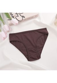 Intica - Figi gładkie dopasowane z wysokiej jakości materiałów Yongja. Kolor: brązowy. Materiał: materiał. Wzór: gładki