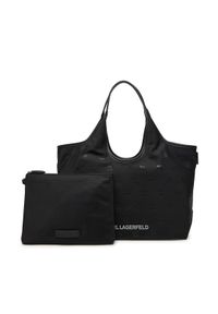 Karl Lagerfeld - KARL LAGERFELD Torebka A3W30116 Czarny. Kolor: czarny. Materiał: skórzane